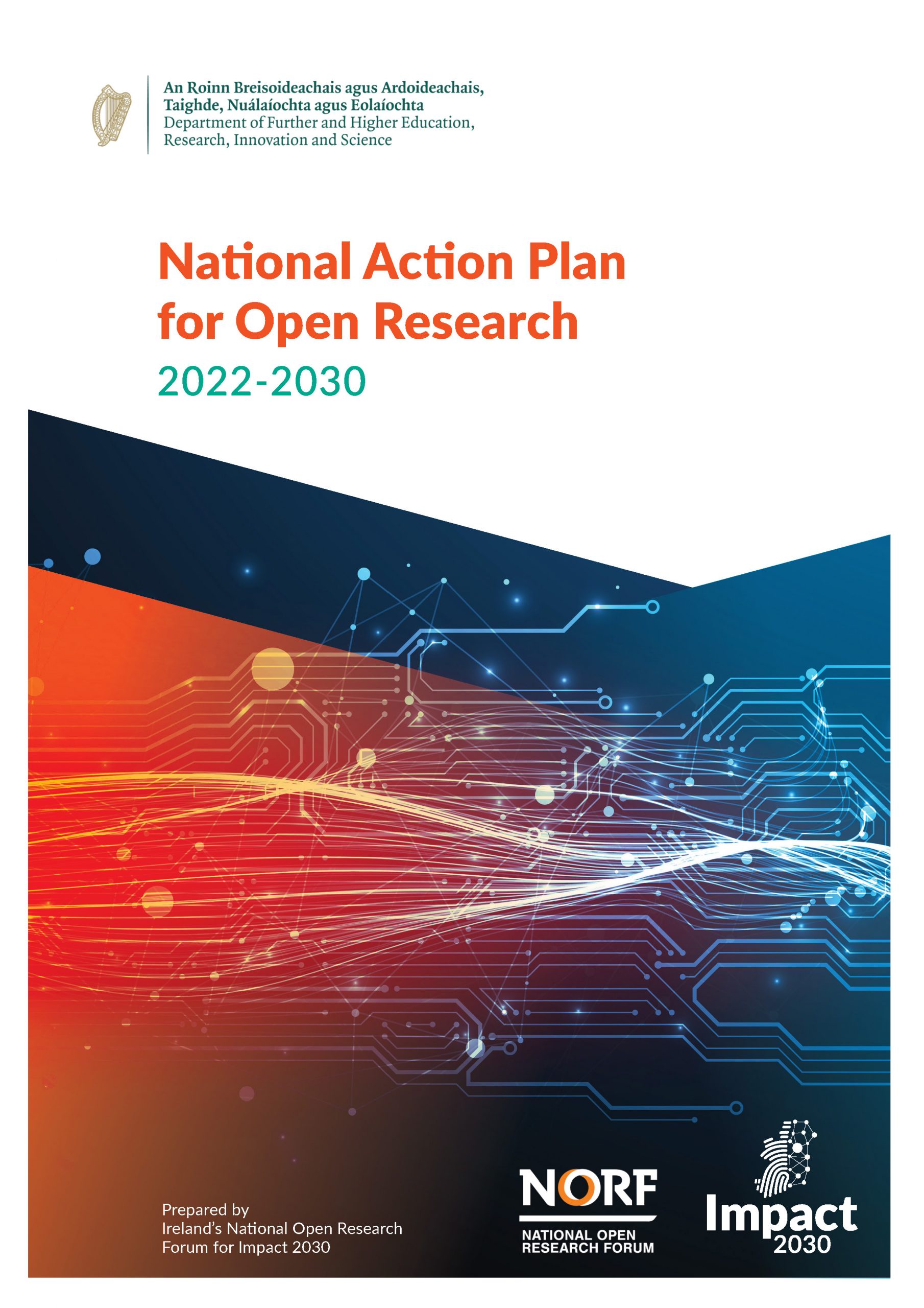 National Action Plan for Open Research cover page