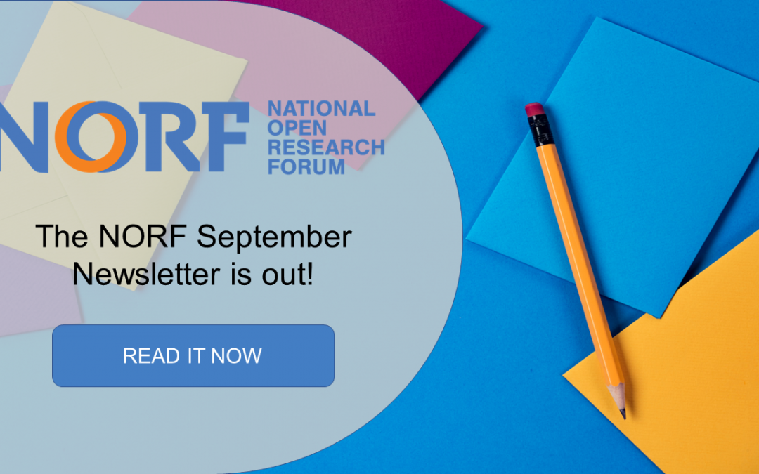 The NORF September Newsletter is Out Now!