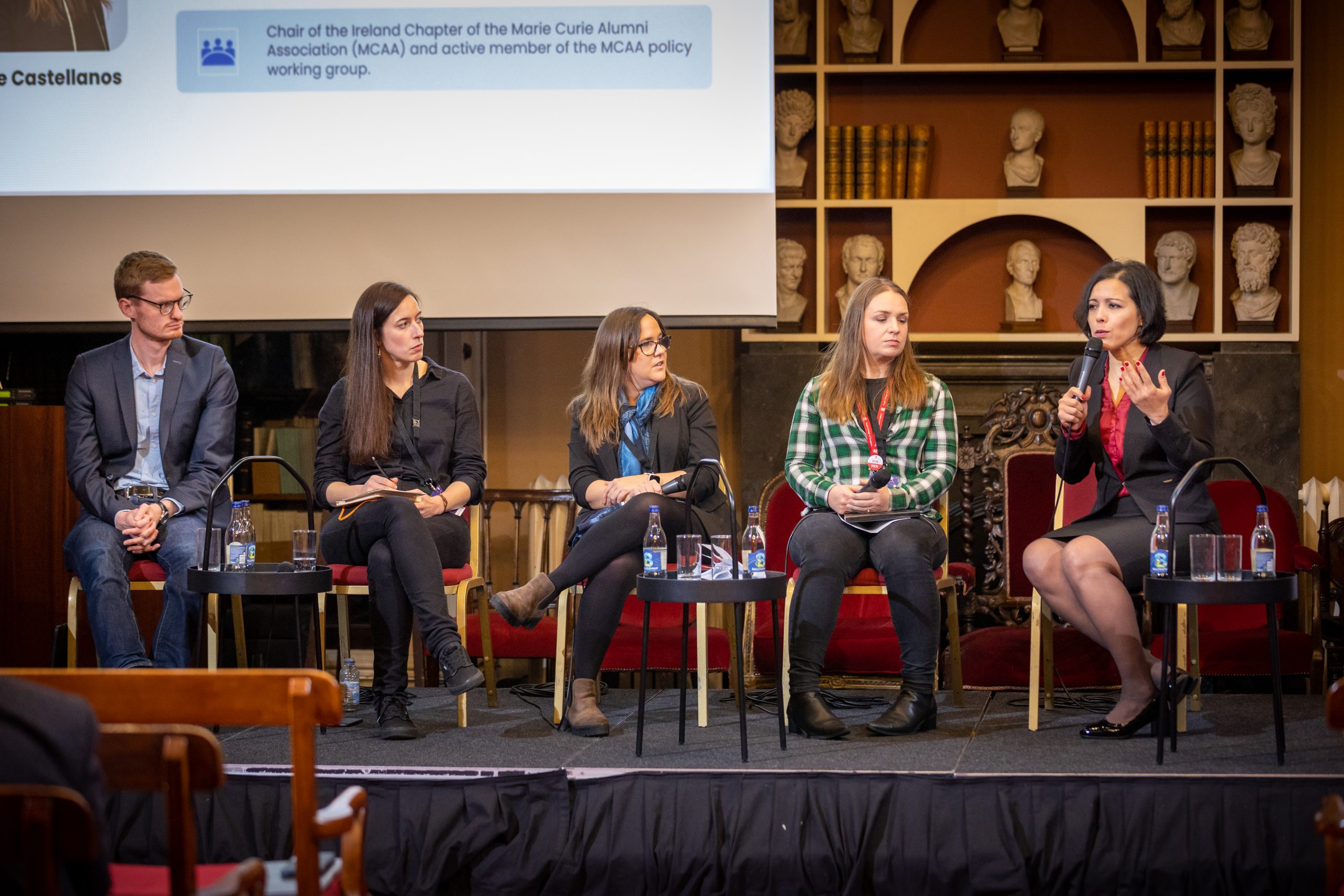 Early career researcher panel session at NORFest 2023 which took place at the Royal Irish Academy in Dublin, Ireland